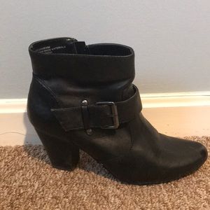 Black ankle booties